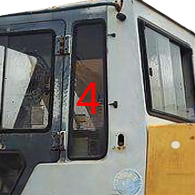 Kính cường lực Diggers cho Kính chắn gió Cửa trái Vị trí phía sau SỐ. 4