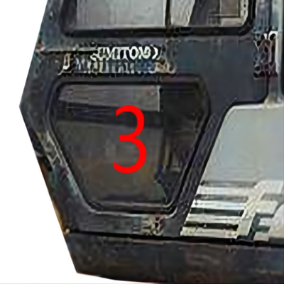 OEM thay thế kính cường lực kính chắn gió Máy xúc SUMITOMO