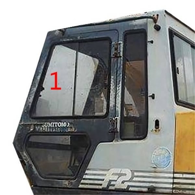Máy xây dựng kính cường lực kính chắn gió SH280 S280 Cab Cửa trái
