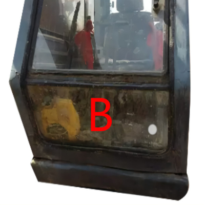 Máy xúc S280 Cửa sổ thay thế Máy xây dựng Cabin Màn chắn gió phía trước