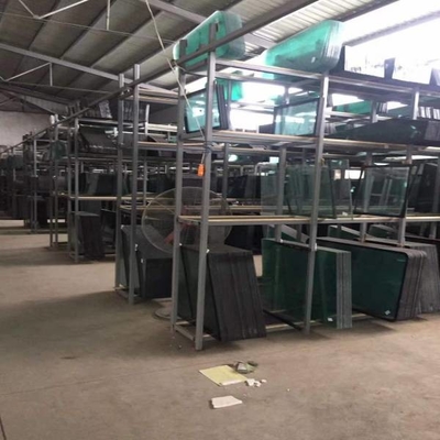 SUMITOMO CATERPILLAR Máy xúc Cabin Kính Cửa trái Vị trí phía sau Số 4 Thay thế kính chắn gió