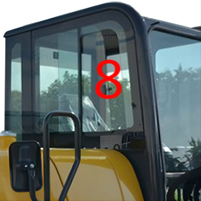 PC56-7 PC56 KOMATSU Thay thế cửa sổ máy xúc KOMATSU Vị trí bên phải số 8