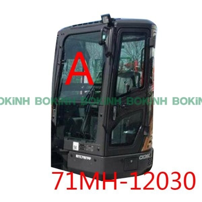 71MH-12030 HYUNDAI Máy đào Cabin Mặt trước Kính chắn gió cường lực phía trên Dày 5MM