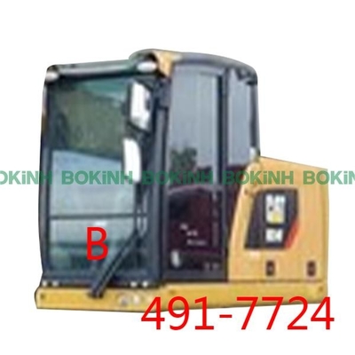 491-7724 Máy xúc CATERPILLAR Cửa sổ Kính trước xuống B Kính cường lực